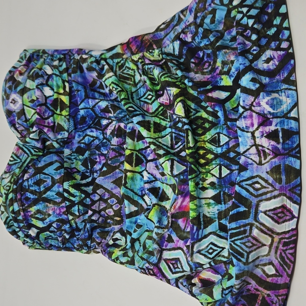 TURKIZ Swimsuit Colorful Geometric Print